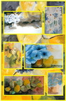 YELLOW BLU FLOWERS